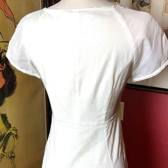 White Noa Noa English Tea Dress - Picture 4 of 7